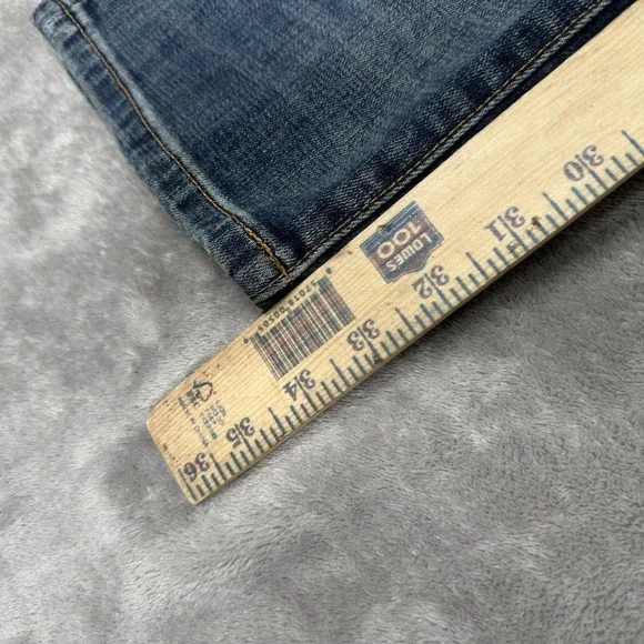 Lucky Brand Jeans Mens 36x34 412 Athletic Slim 2 Way Stretch Medium Wash Denim - Picture 13 of 15